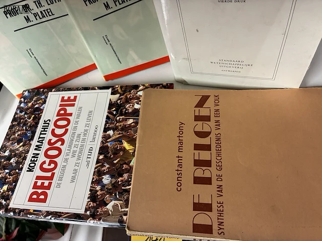 Lot 134 - lot politieke geschiedenisboeken belgië - 5 stuks - afbeelding 2 van  3