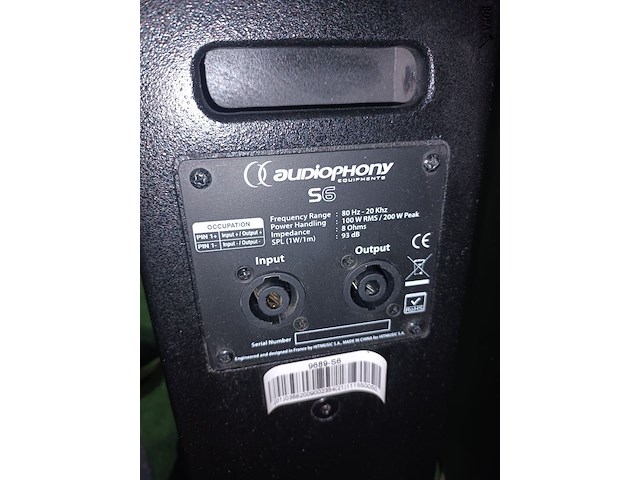 Lot 134 - muziekbox audiophony. 2 stuks - afbeelding 3 van  3