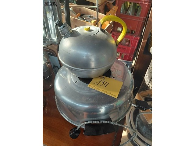 Lot 134 - vintage aluminium wonderpan compleet - afbeelding 1 van  4