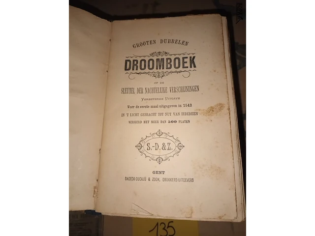 Lot 135 - antieke boeken. 5 stuks - afbeelding 4 van  7