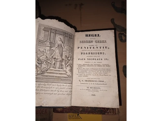 Lot 135 - antieke boeken. 5 stuks - afbeelding 5 van  7