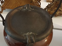 Lot 135 - antieke boterpot met deksel - afbeelding 4 van  5