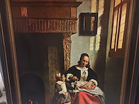 Lot 135 - kader met reproductie - afbeelding 1 van  3