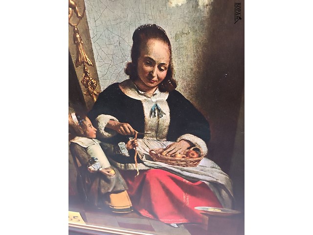 Lot 135 - kader met reproductie - afbeelding 3 van  3