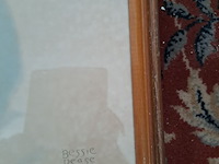 Lot 135 - vintage ingekaderde prenten baby - afbeelding 2 van  3