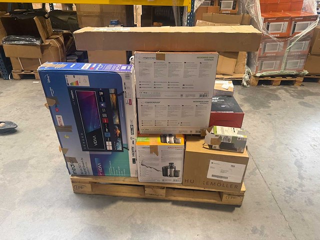 Lot 13511 – huishoudtoestellen & retourmix (grote pallet) - afbeelding 1 van  5