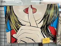 Lot 136 - iconische pop-art print 'ssshhh'