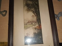 Lot 137 - etsen in kader. 2 stuks - afbeelding 2 van  6