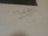 Lot 137 - etsen in kader. 2 stuks - afbeelding 4 van  6