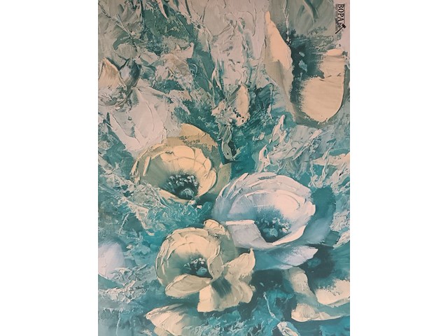 Lot 137 - kader bloemen - afbeelding 2 van  4