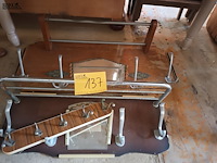 Lot 137 - vintage muurkapstok. 3 stuks - afbeelding 1 van  3