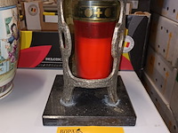 Lot 138 - antieke bronzen graflantaarn - afbeelding 2 van  5