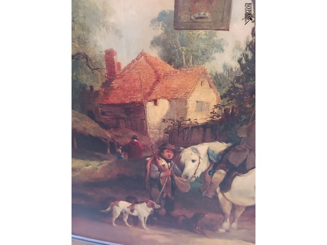 Lot 138 - kader met reproductie - afbeelding 3 van  4