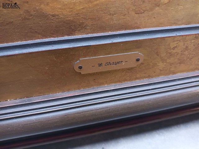 Lot 138 - kader met reproductie - afbeelding 4 van  4