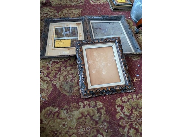 Lot 138 - lot antieken houten kaders - afbeelding 1 van  2