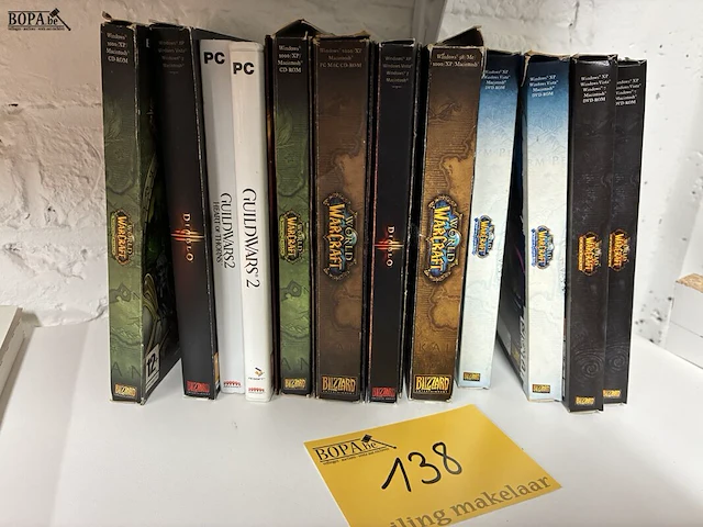 Lot 138 - lot computergames - 12 stuks - afbeelding 1 van  3