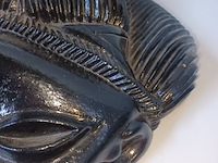 Lot 14 - afrikaanse kunst masker - afbeelding 4 van  8