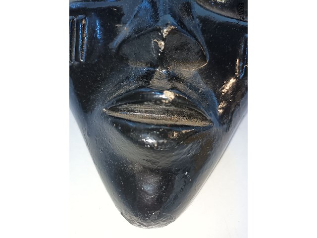 Lot 14 - afrikaanse kunst masker - afbeelding 8 van  8