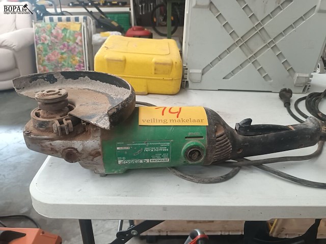 Lot 14 - haakse slijper hitachi - afbeelding 2 van  3