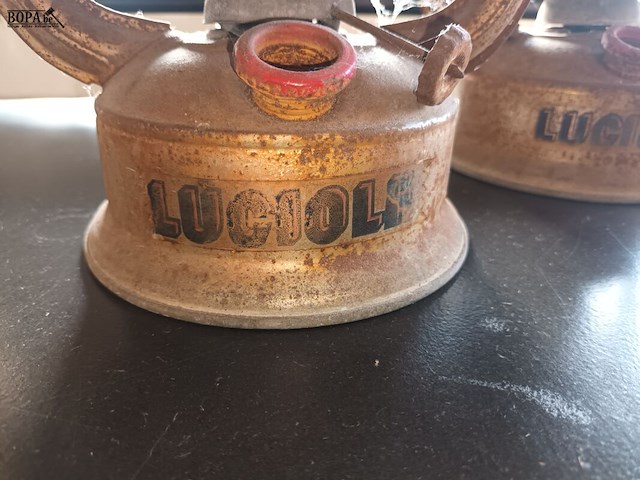 Lot 14 - olielampen. 3 stuks - afbeelding 4 van  4