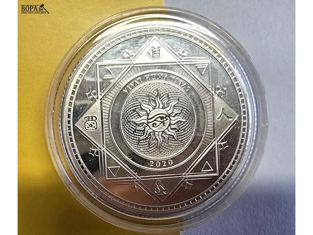 Lot 14 - tokelau 5 dollars 2020 vivat humanitas (2 stuks) - afbeelding 2 van  4