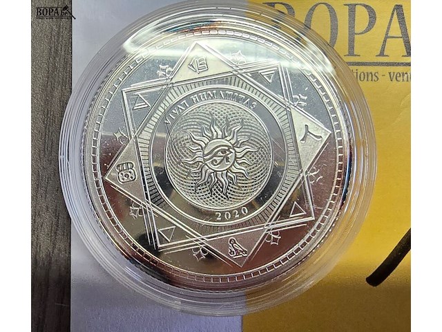 Lot 14 - tokelau 5 dollars 2020 vivat humanitas (2 stuks) - afbeelding 4 van  4