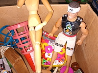 Lot 14 - vintage speelgoed. 1 doos - afbeelding 4 van  7