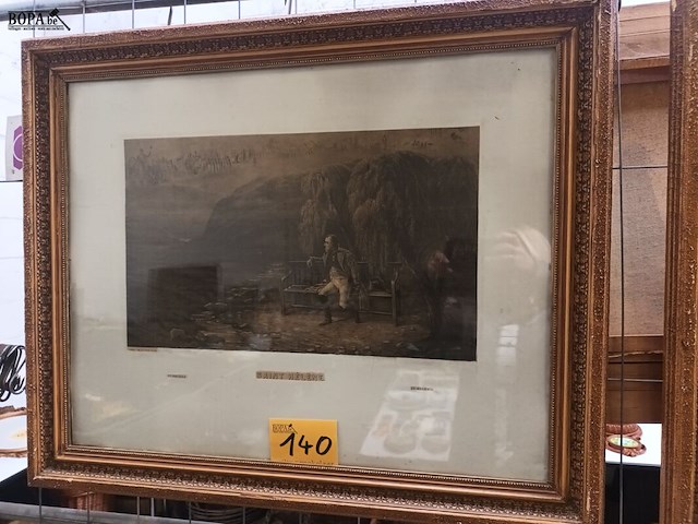 Lot 140 - kader napoleon in st. helena - afbeelding 1 van  3