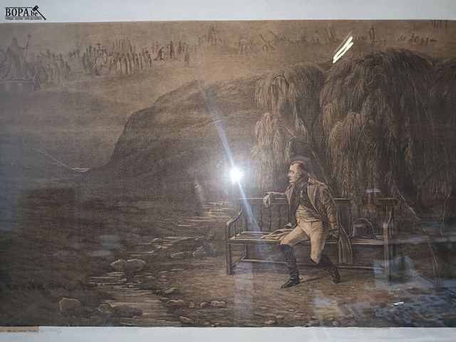 Lot 140 - kader napoleon in st. helena - afbeelding 2 van  3