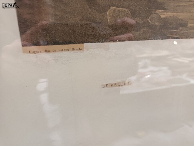 Lot 140 - kader napoleon in st. helena - afbeelding 3 van  3