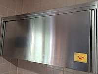 Lot 140 - rvs hangkast - afbeelding 1 van  1