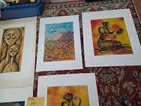 Lot 141 - afrikaanse kunsttekeningen op reliëf - afbeelding 4 van  4