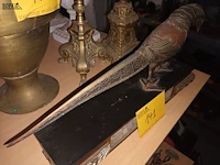 Lot 141 - art deco mantelstuk met fazant - afbeelding 3 van  4
