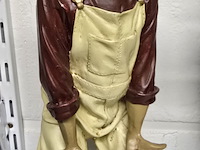 Lot 141 - charlie chaplin beelden 5 stuks - afbeelding 6 van  6