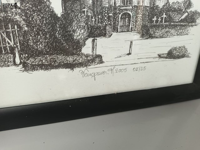 Lot 141 - gemeentekader vleteren met certificaat - afbeelding 2 van  5