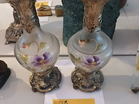 Lot 141 - koppel art nouveau sierkannen - afbeelding 1 van  5