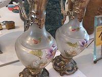 Lot 141 - koppel art nouveau sierkannen - afbeelding 2 van  5