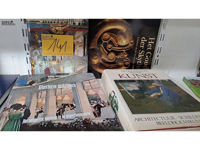 Lot 141 - kunstboeken 4 stuks - afbeelding 1 van  4