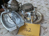 Lot 142 - lot verzilverde objecten met stempel - afbeelding 4 van  4