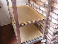 Lot 142 - rvs regaalrek - afbeelding 2 van  4