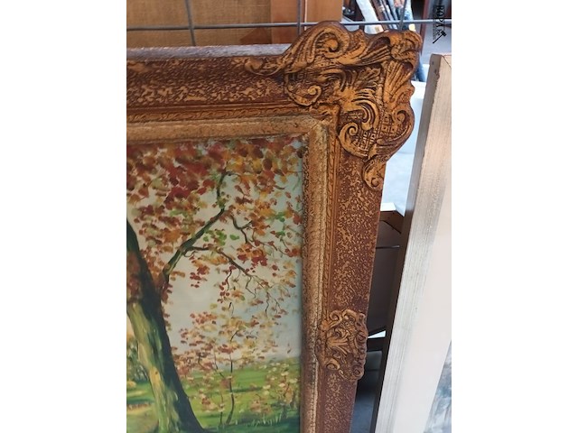 Lot 142 - schilderij landschap - afbeelding 5 van  5