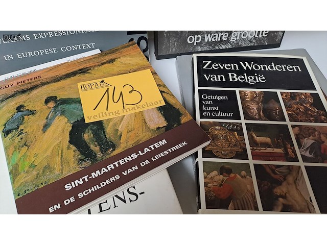Lot 143 - belgische schilders boeken 6 stuks - afbeelding 3 van  4