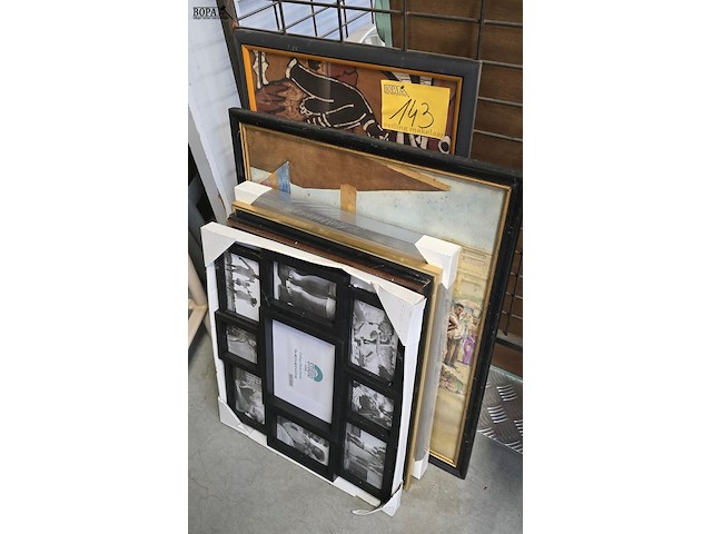 Lot 143 - lot diverse kaders 6 stuks - afbeelding 1 van  6