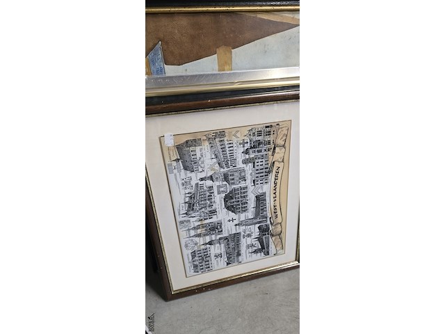 Lot 143 - lot diverse kaders 6 stuks - afbeelding 2 van  6