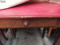 Lot 143 - retro tafel met lade - afbeelding 2 van  4