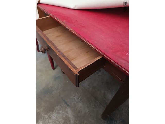 Lot 143 - retro tafel met lade - afbeelding 3 van  4