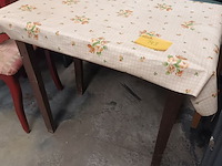 Lot 143 - retro tafel met lade - afbeelding 4 van  4
