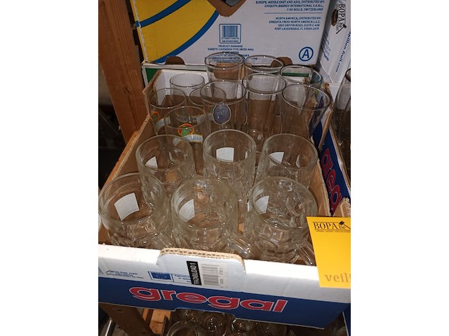 Lot 144 - bierglazen. 6 dozen - afbeelding 4 van  7