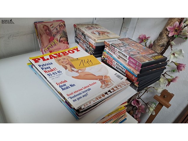 Lot 144 - dvd's & playboys voor volwassenen ong 25 stuks - afbeelding 1 van  5