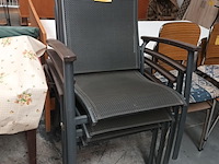 Lot 144 - tuinstoel hartman. 4 stuks - afbeelding 1 van  4
